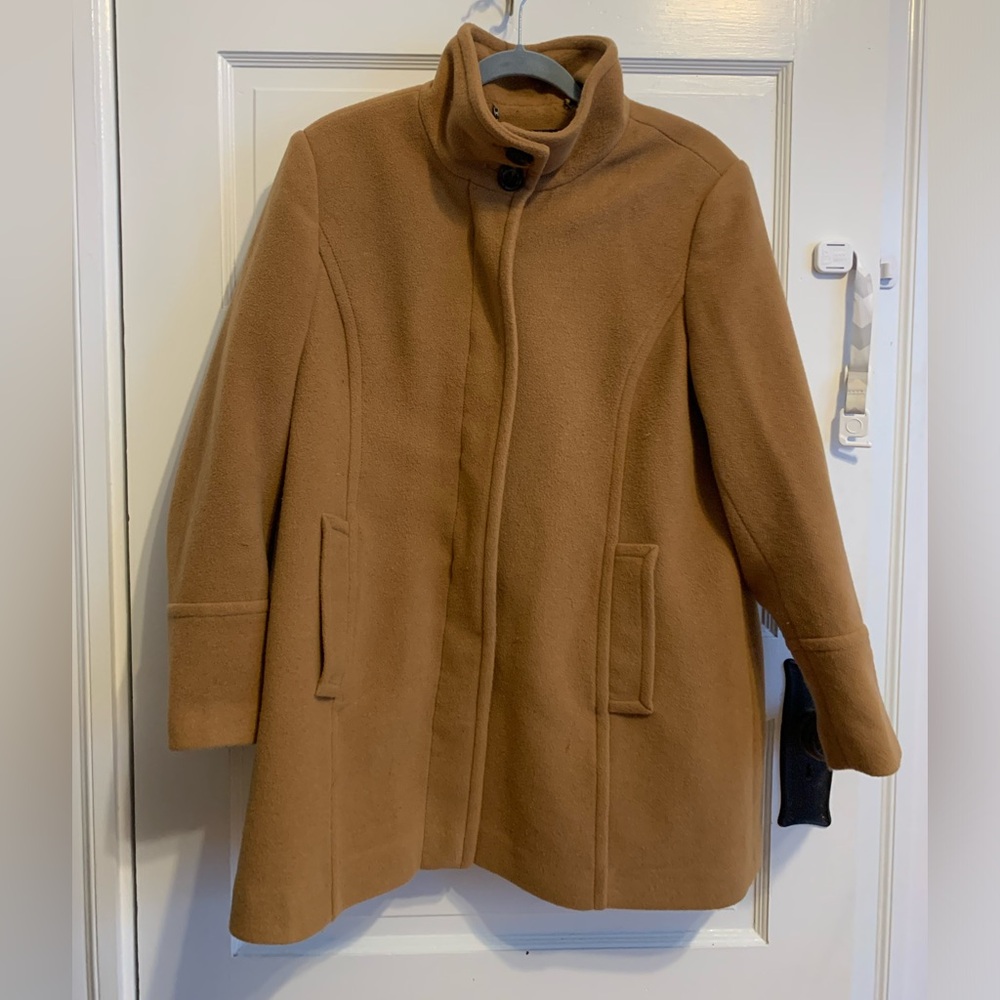 Camel Land’s End Pea Coat | Size 14P
